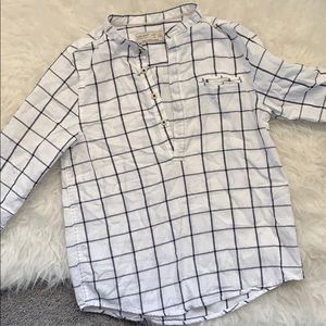 Zara boys plaid shirt
